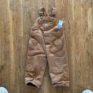 CARHARTT OVERALLS WITH FLANNEL LINING